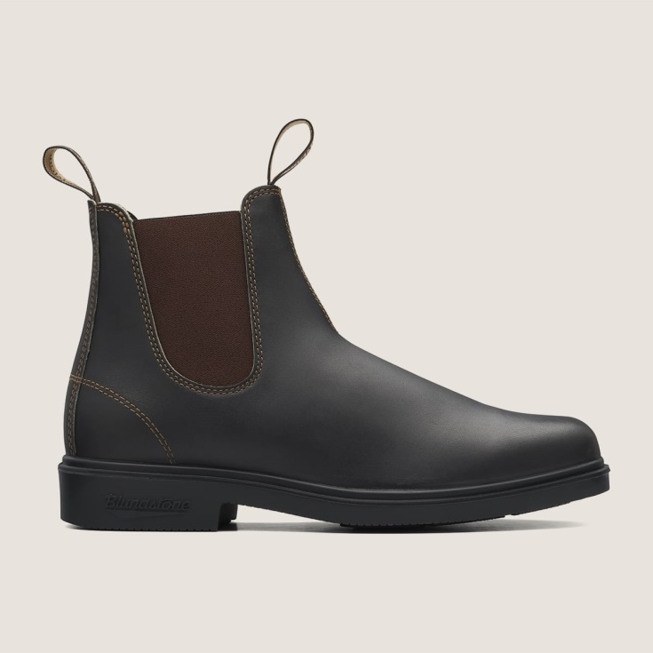 Heren Blundstone Dress Chelsea Boots Stout Bruin