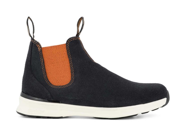 Damessneakerlaarzen 2147 Marine Suède/burnt Orange Blundstone
