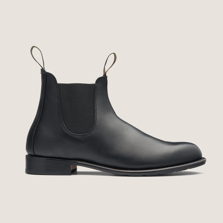 Heren Heritage Chelsea Boots Zwart Blundstone