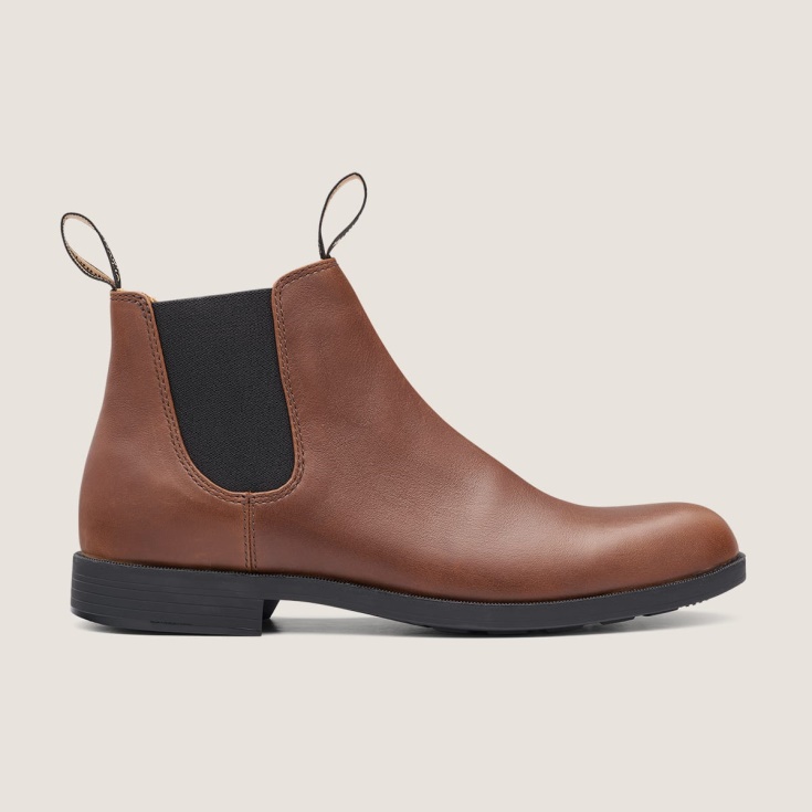 Geklede Heren Enkellaarzen Tan Blundstone