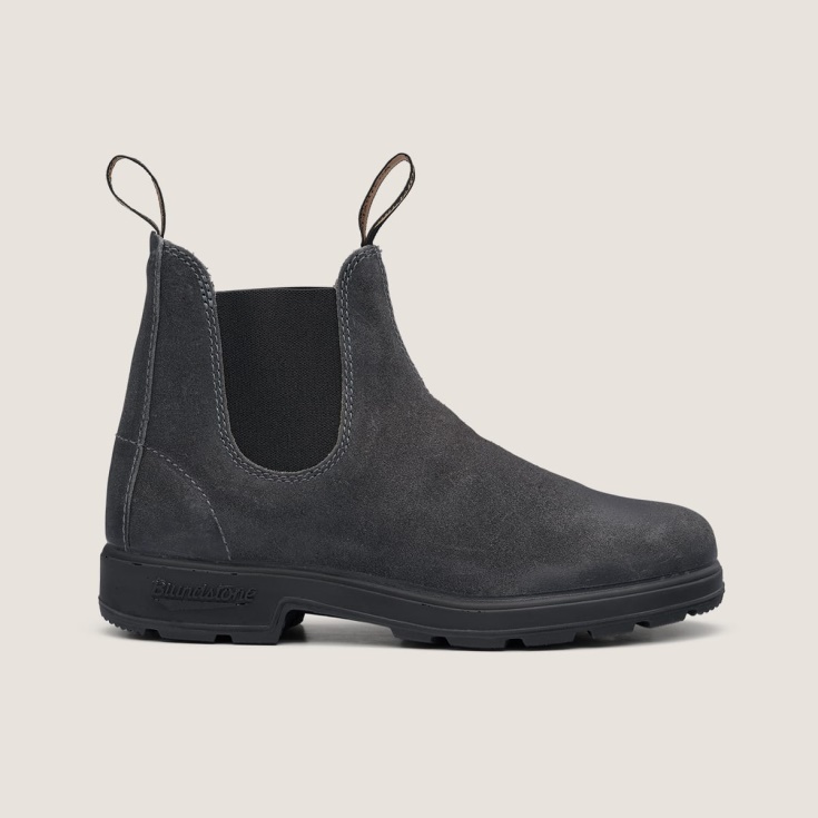 Blundstone Originals Suède Dameslaarzen Staalgrijs