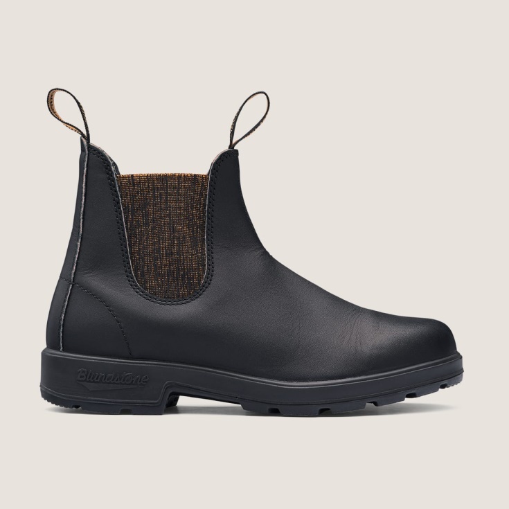 Blundstone Originals Chelsea Boots Voor Dames Zwart/goud Glitter