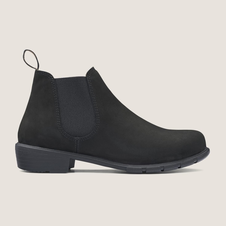 Blundstone Damesserie Enkellaarzen Zwart Nubuck