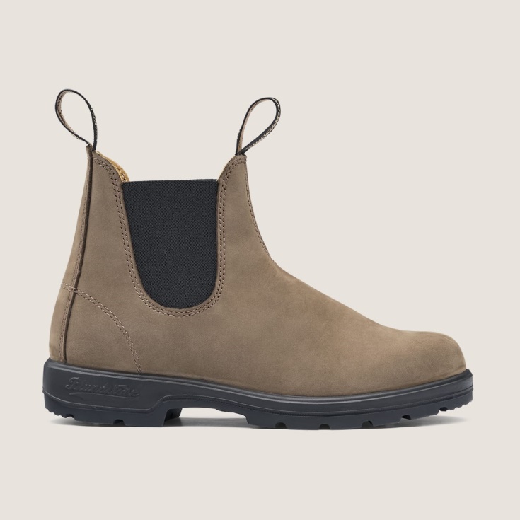 Blundstone Dames Classics Serie Chelsea Boots Steen Nubuck