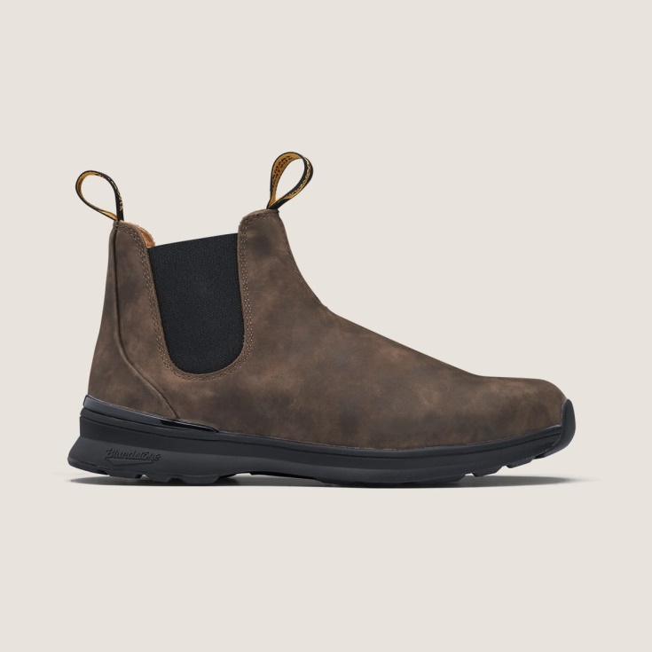 Heren Active Chelsea Boots Rustiek Bruin Blundstone