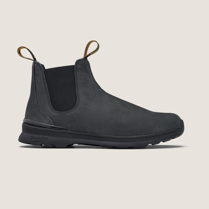 Heren Active Chelsea Boots Rustiek Zwart Blundstone