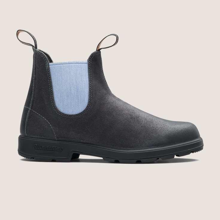 Blundstone Heren Originals Suède Laarzen Staalgrijs/blauw