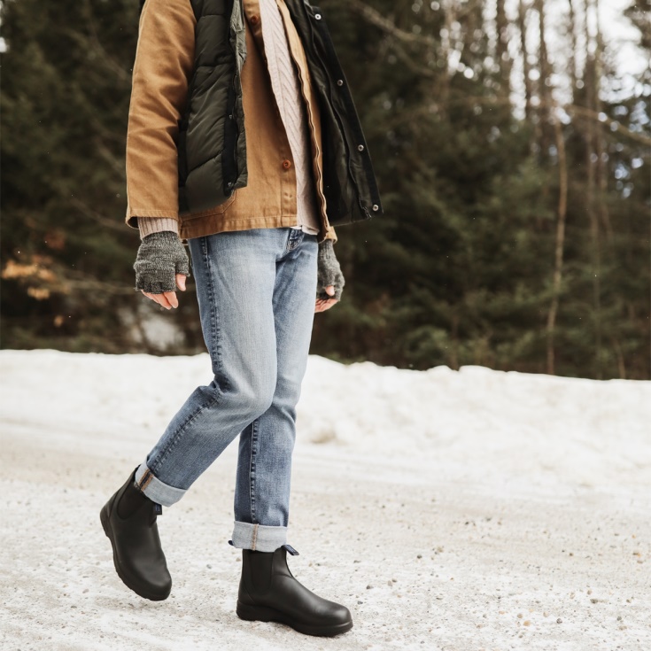 All-terrain Thermische Chelsea-laarzen Voor Heren Zwart Blundstone