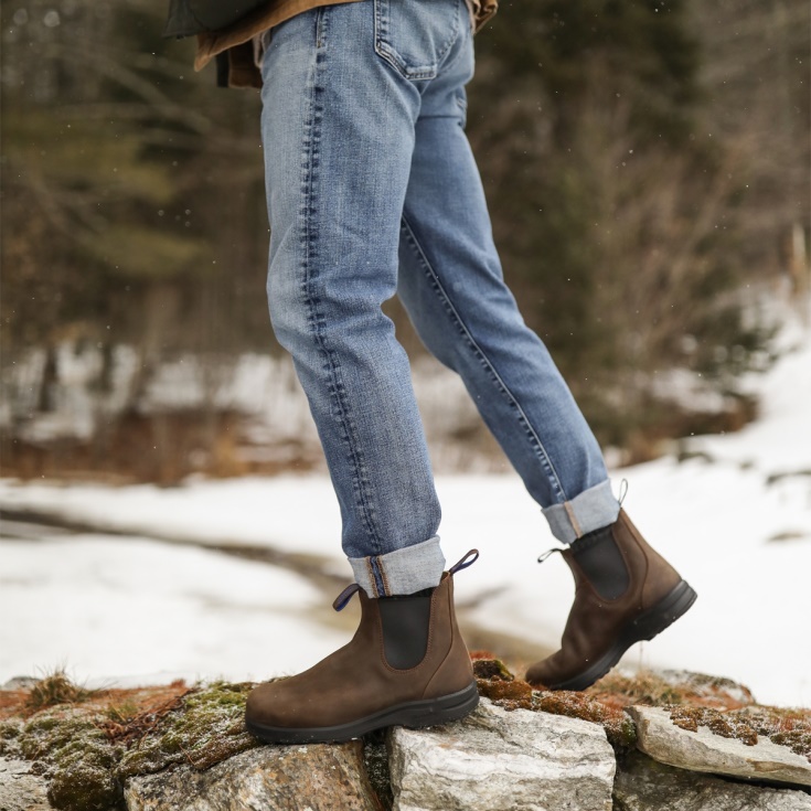 Heren All-terrain Thermische Chelsea Laarzen Antiek Bruin Blundstone