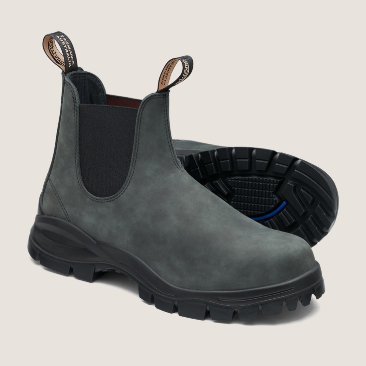 Blundstone Heren Lug Chelsea Boots Rustiek Zwart