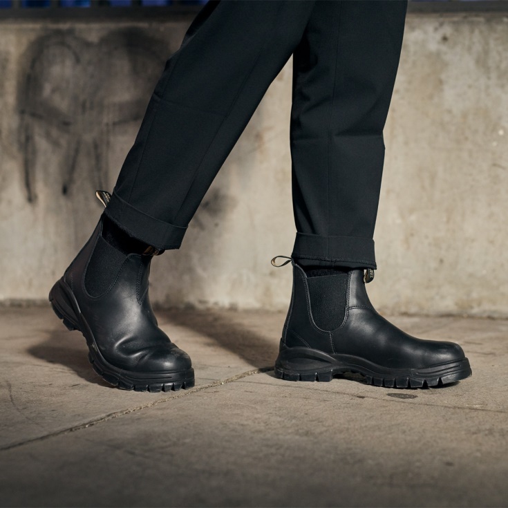 Blundstone Heren Lug Chelsea Boots Zwart