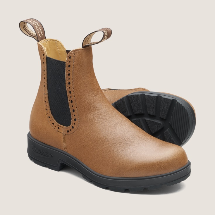 Originele Hoge Dameslaarzen Camel Blundstone