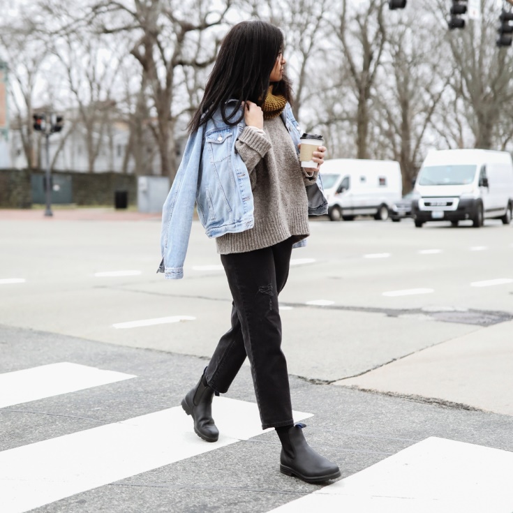 Dames Thermische Hoge Laarzen Zwart Blundstone