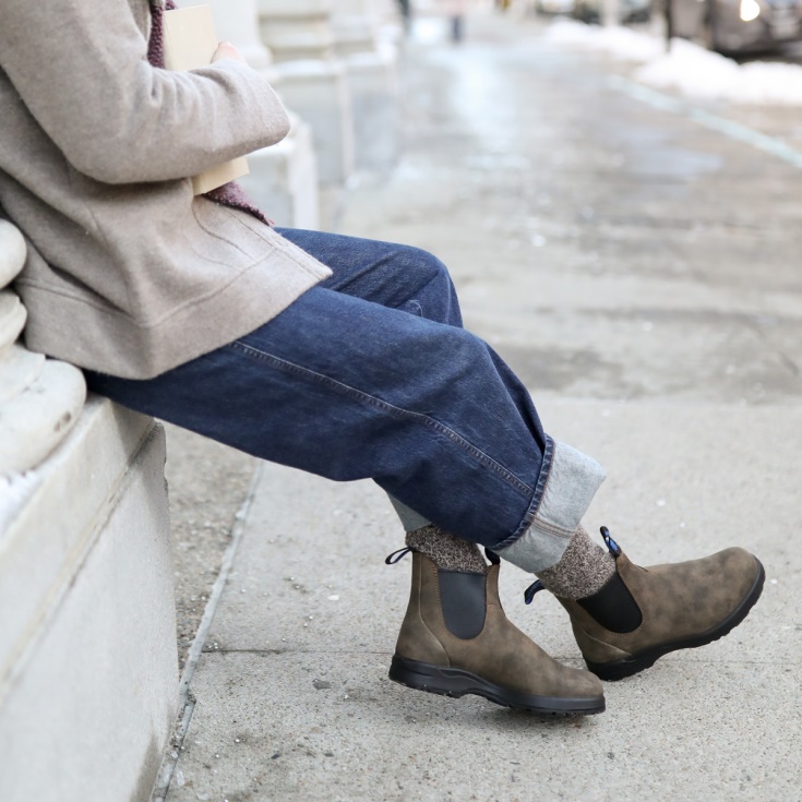 All-terrain Thermische Chelsea-laarzen Voor Dames Rustiek Bruin Blundstone