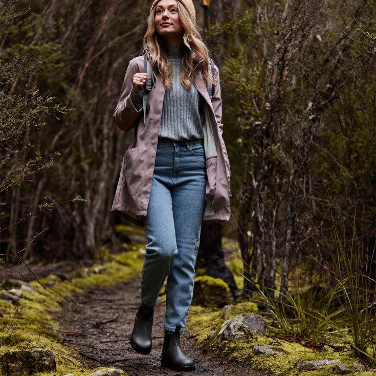 Originele Veganistische Dameslaarzen Staalgrijs Blundstone