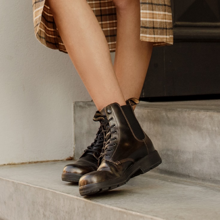 Blundstone Originals Veterlaarzen Voor Dames Goud Geborsteld