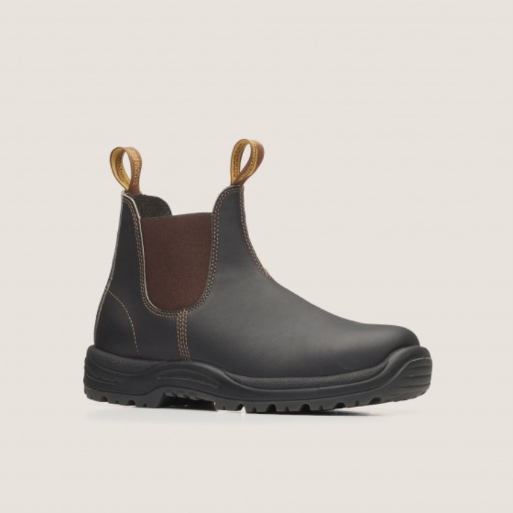 Werk Serie Chelsea Boots Stout Bruin Blundstone