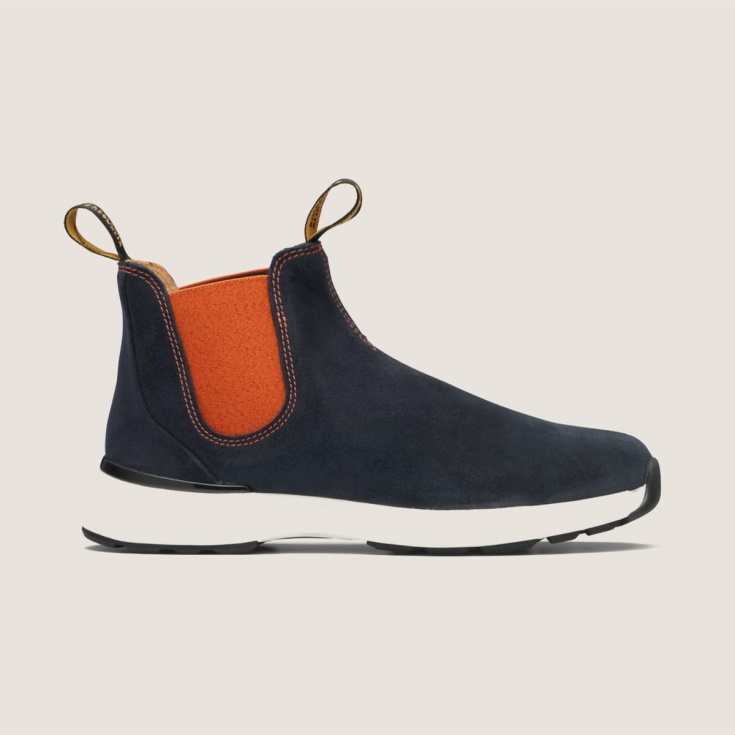 Dames Active Chelsea Boots Marine/oranje Blundstone