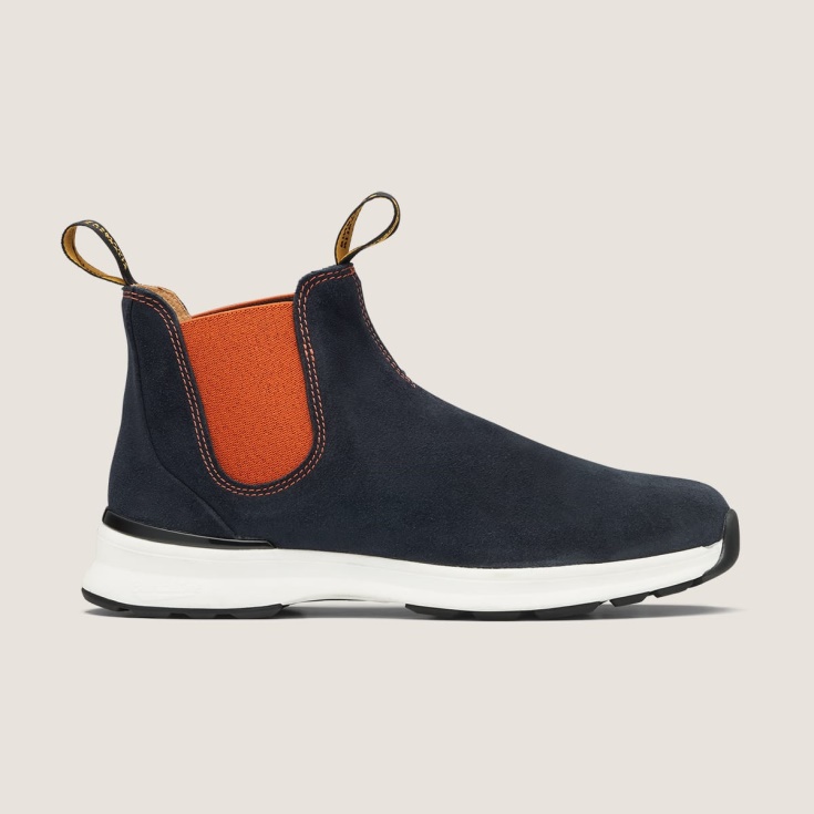 Blundstone Active Chelsea Boots Heren Navy/oranje